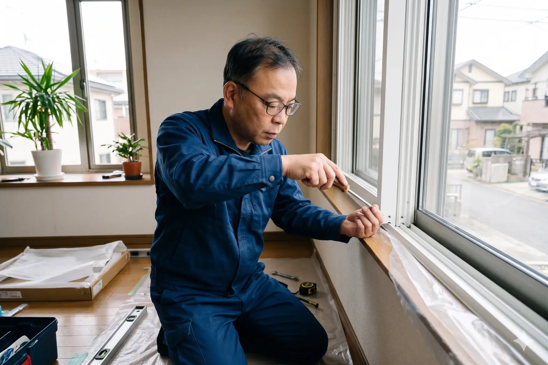 現地測定の様子