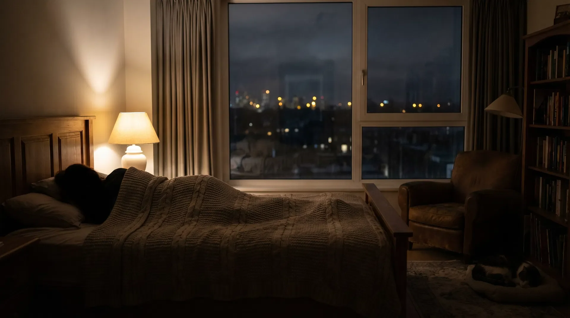 外の音で、眠れない夜にさようなら。